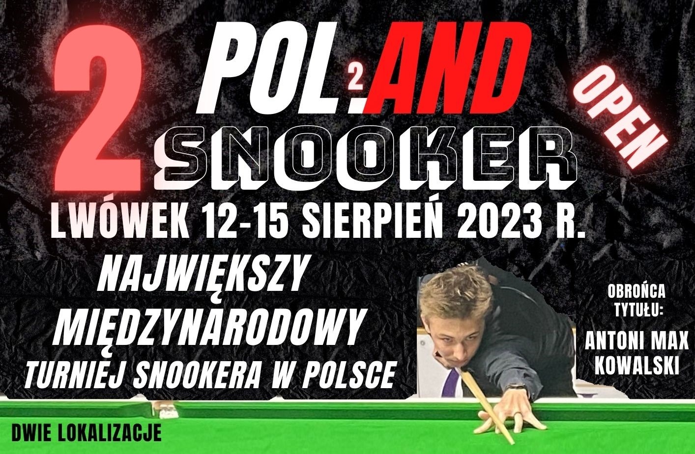 Plakat Pol.And Snooker 2023 r mini