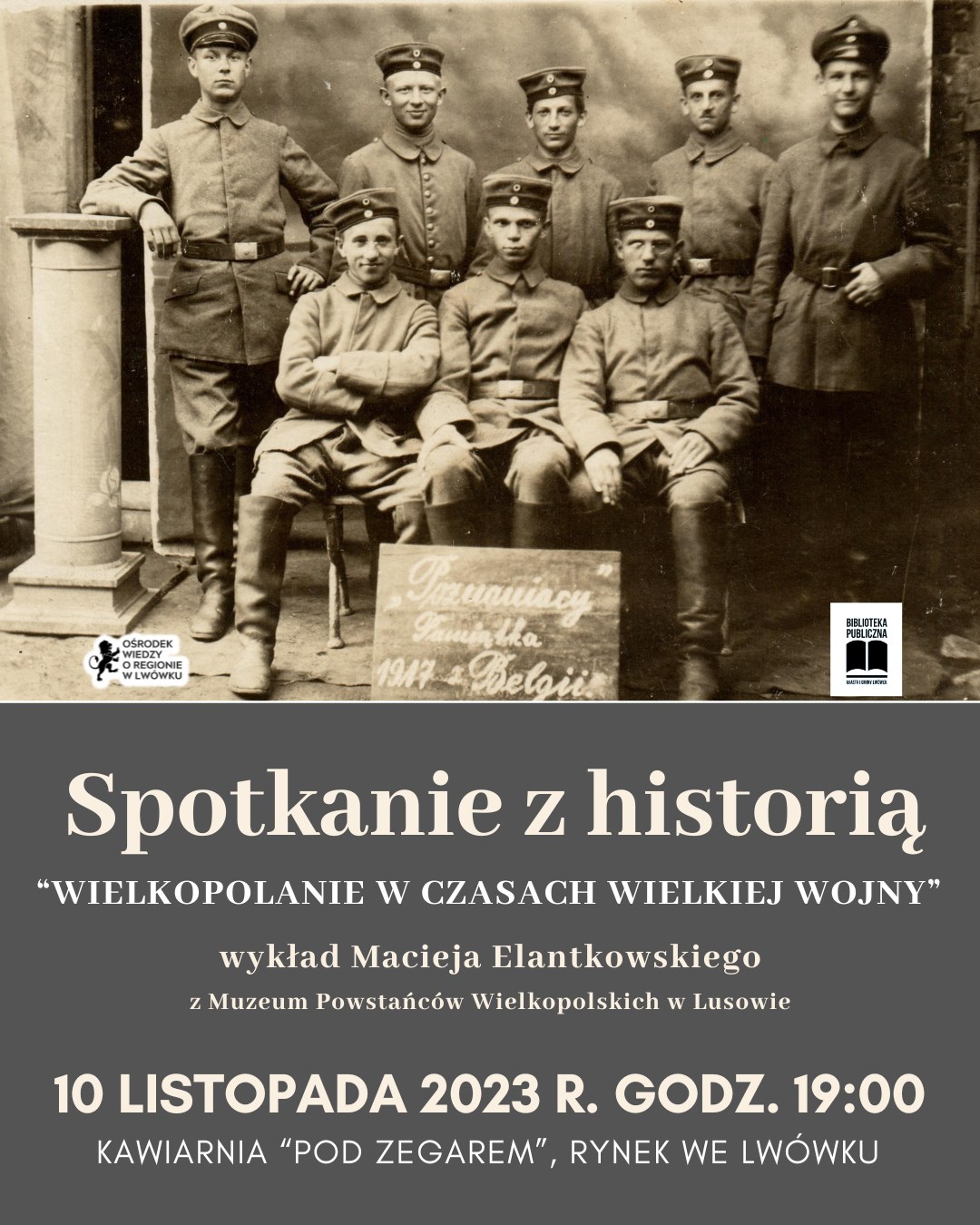 Spotkanie z historią - Elantkowski plakat