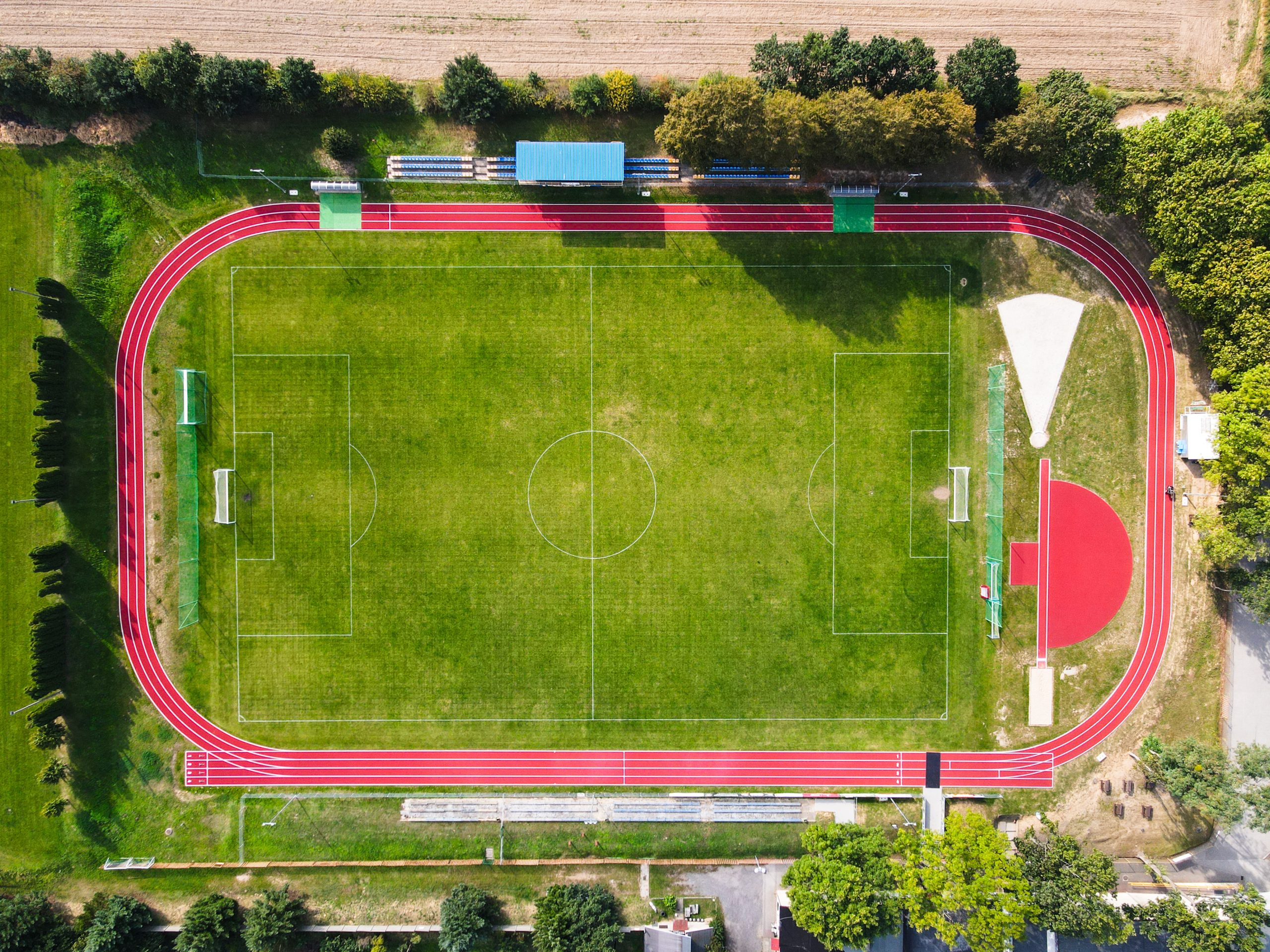Stadion Miejski w Lwówku, wrzesień 2023, fot. M. Ratajski